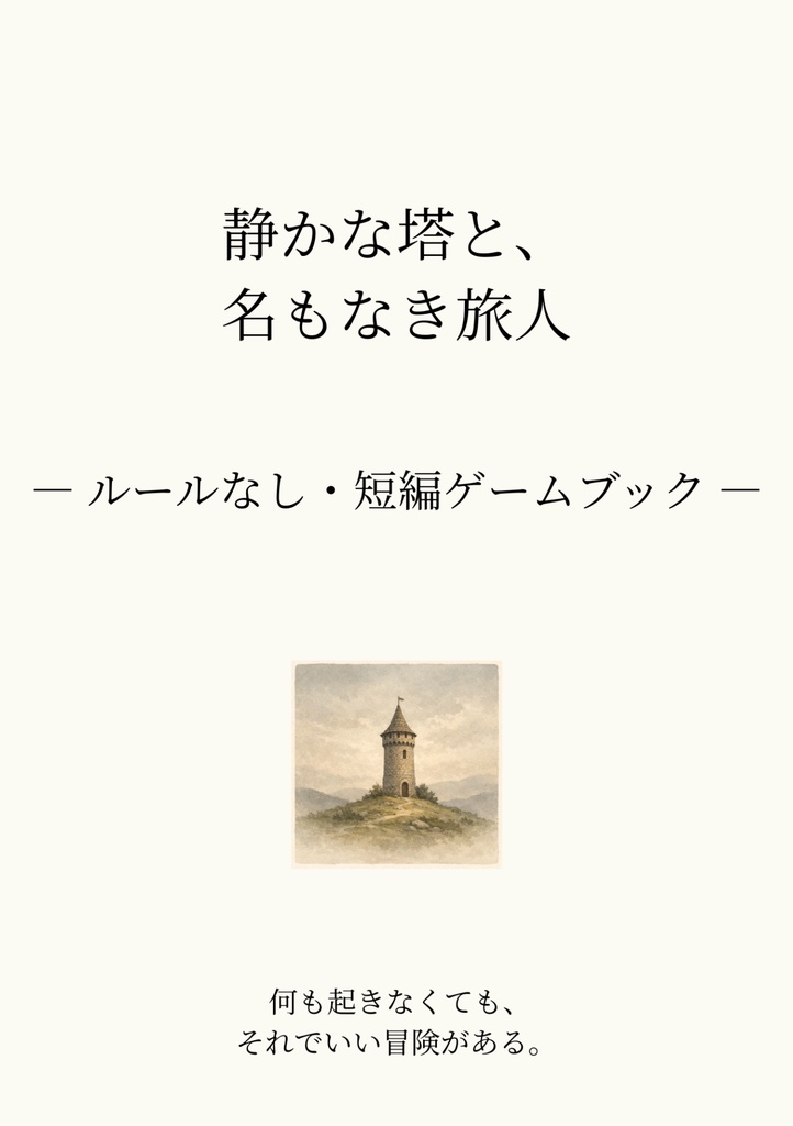 静かな塔と、名もなき旅人 ― ルールなし・短編ゲームブック ―
