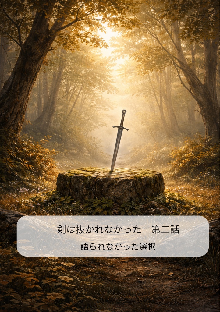 剣は抜かれなかった 第一話・第二話 収録