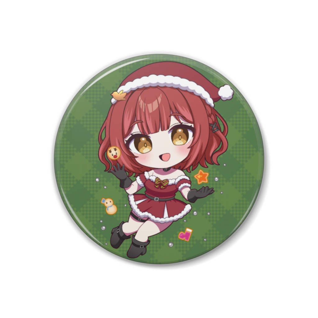 小鳥遊らら クリスマス缶バッジ(38mm)