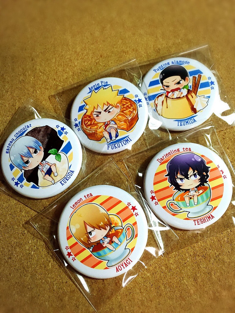 弱ペダ缶バッジ