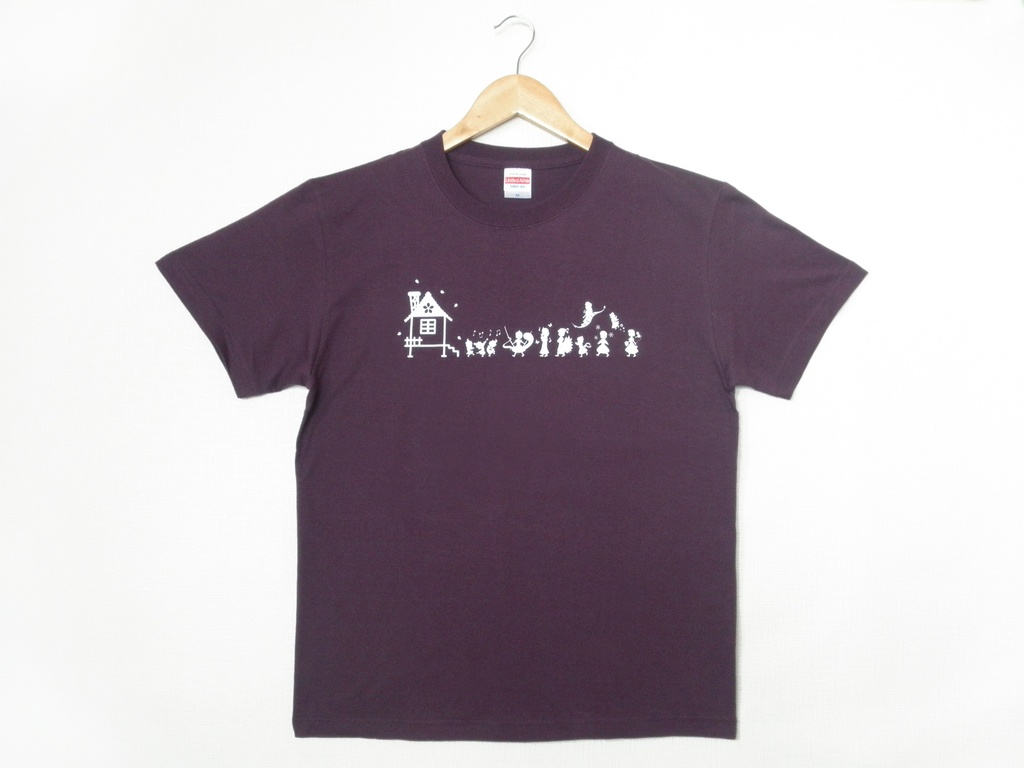 Tシャツ:東方妖々夢モチーフ:マットパープル
