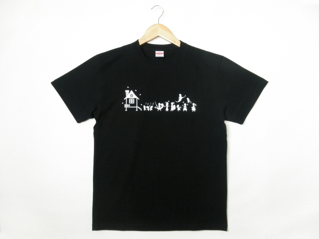 Tシャツ:東方妖々夢モチーフ:ブラック