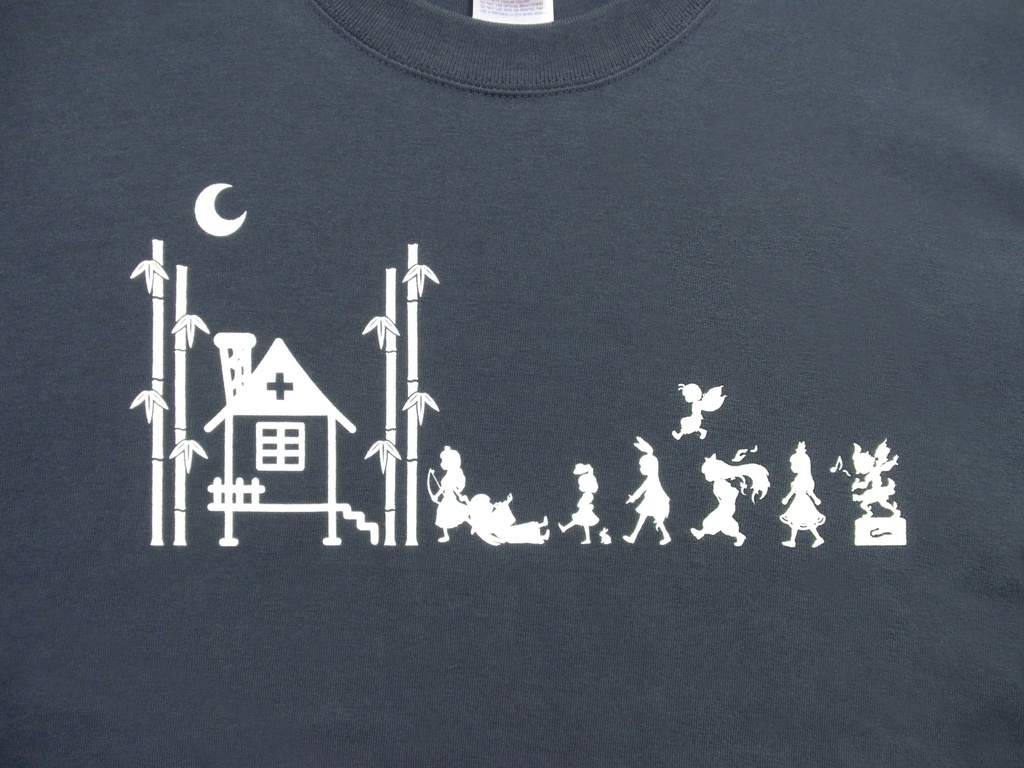 Tシャツ:東方永夜抄モチーフ:スレート