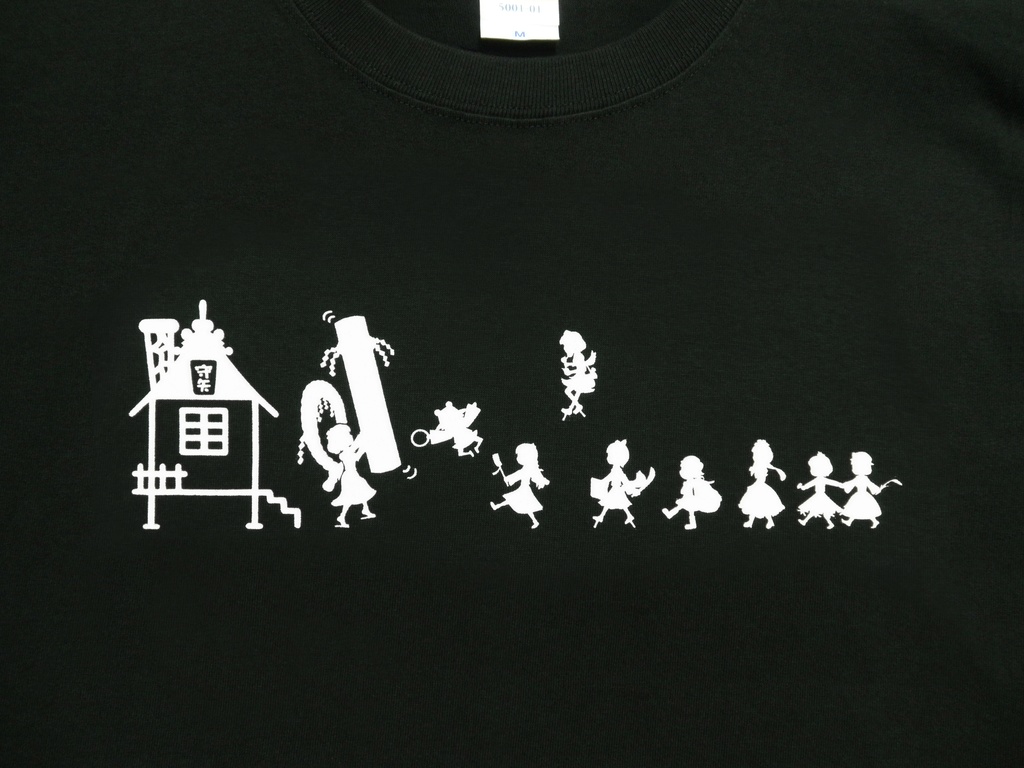 Tシャツ:東方風神録モチーフ:ブラック