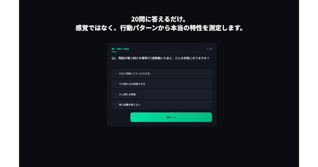職場で心が壊れる前に使うツール ― 適性診断×限界距離診断セット