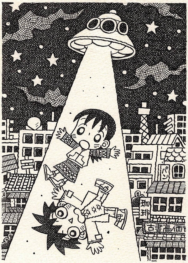イラスト原画「地球SOS‼︎」