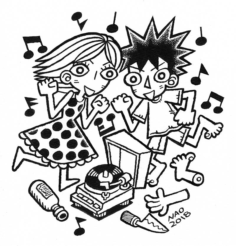 イラスト原画「うたかたの日々」