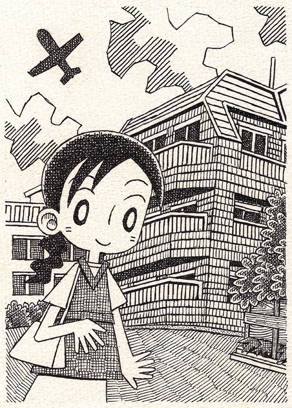 イラスト原画「真昼の夢」