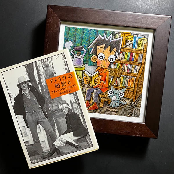 イラスト原画『あたたかい部屋』