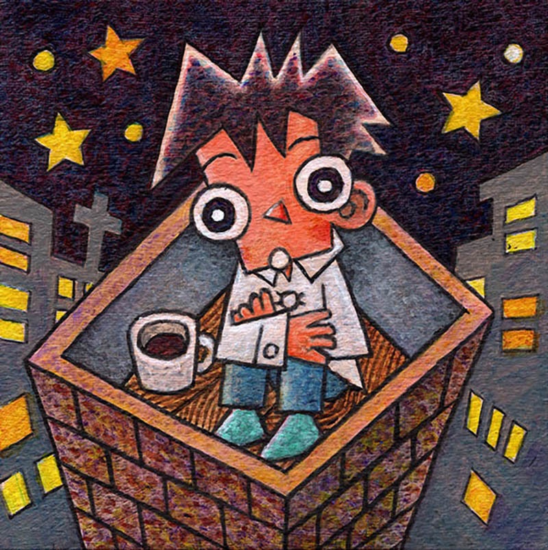 イラスト原画『棲処～すみか』