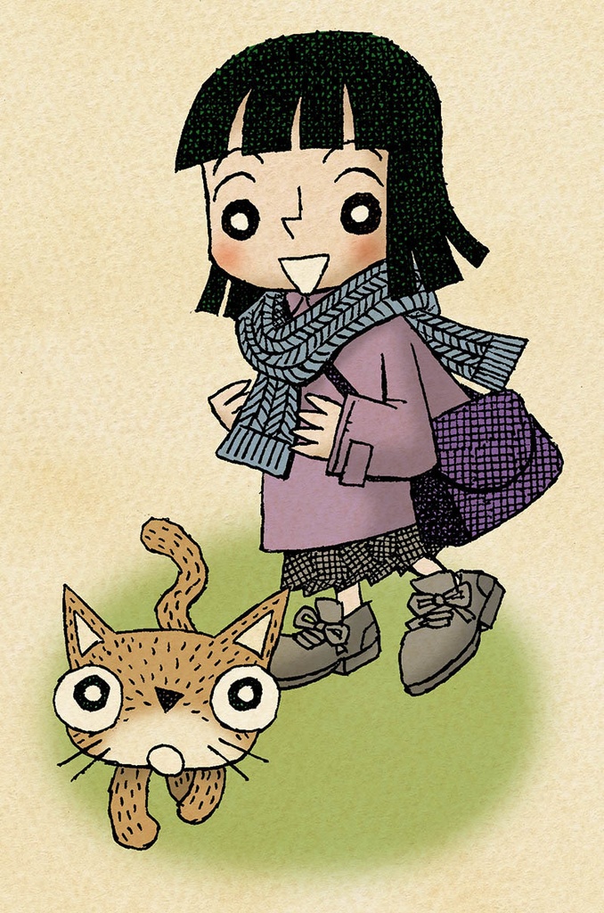 イラスト原画「ときどき会う子」2026年