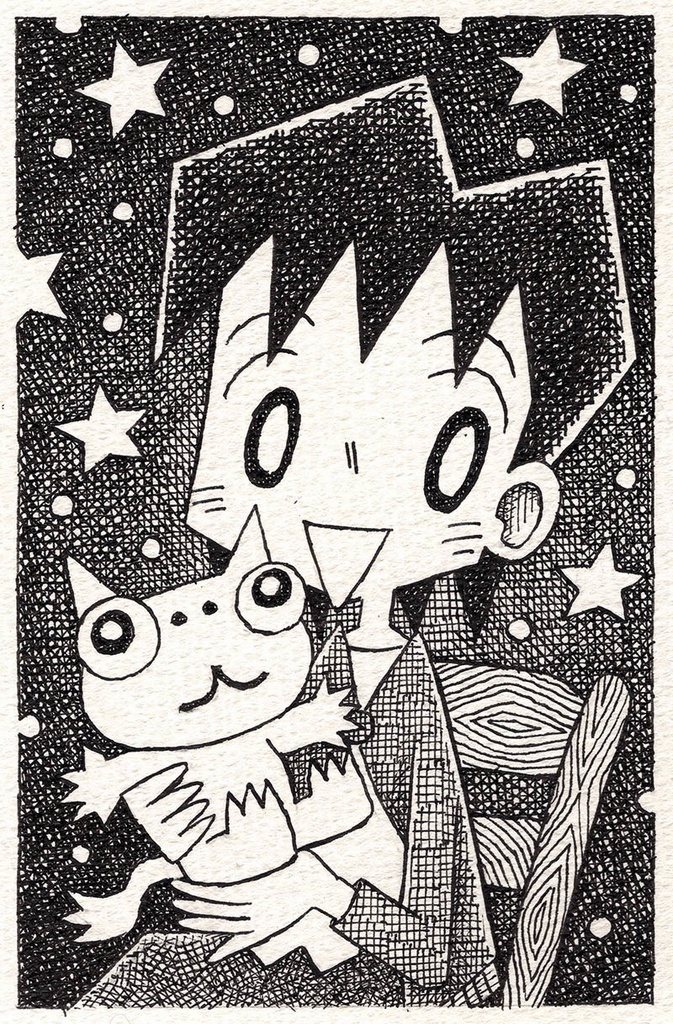 イラスト原画「ナルミさん愛してる」2026年