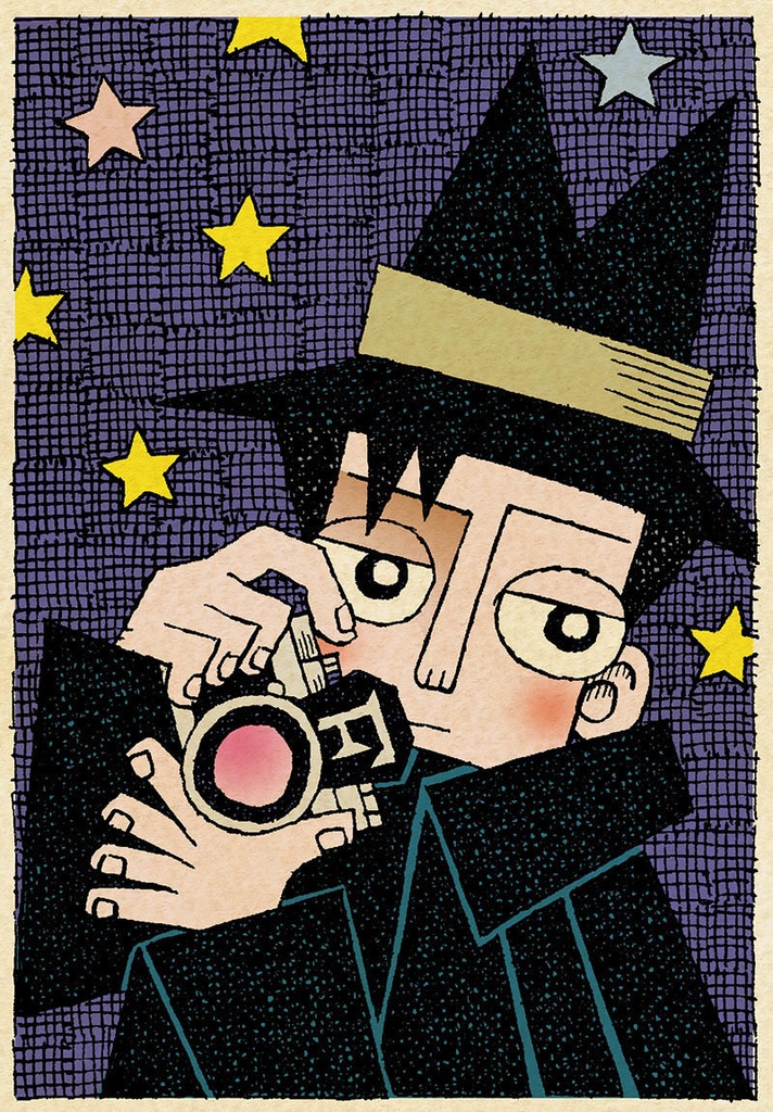 イラスト原画『写真屋』2022年