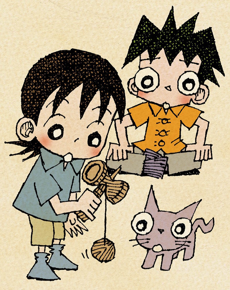 イラスト原画「今日の運勢」2026年