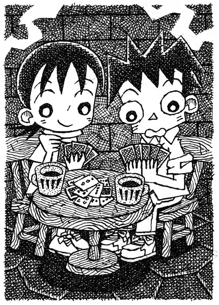 イラスト原画「切り札」2026年