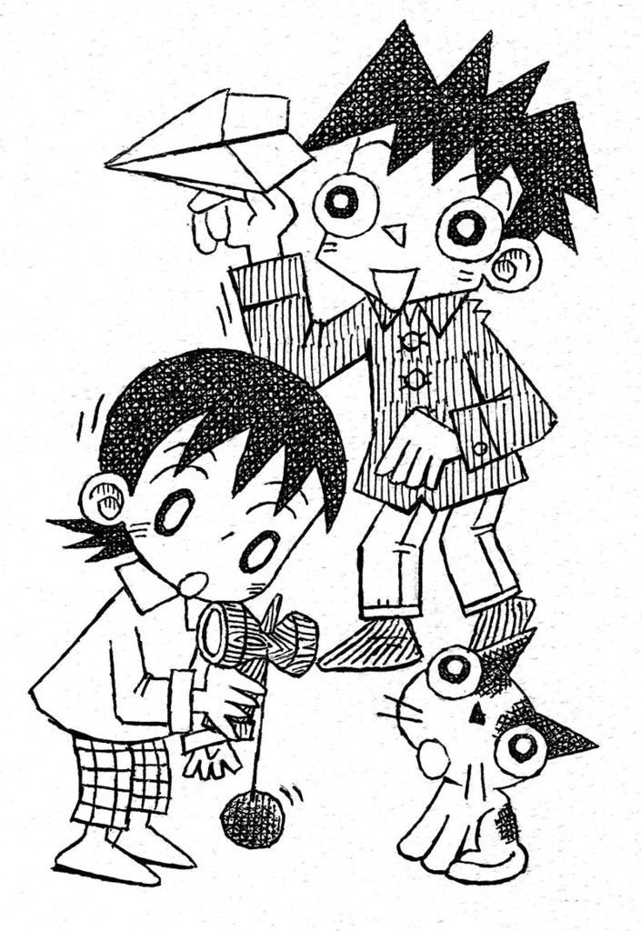 イラスト原画「明日は明日」2026年