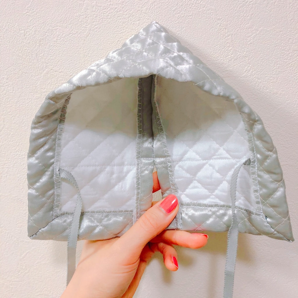 ぬい用防災頭巾(銀)