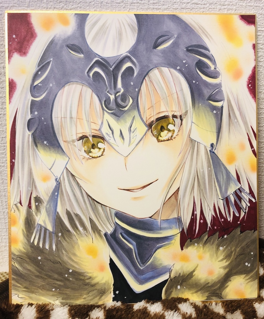手描きイラスト【Fate/Grand Order ジャンヌ・オルタ】A4 水着