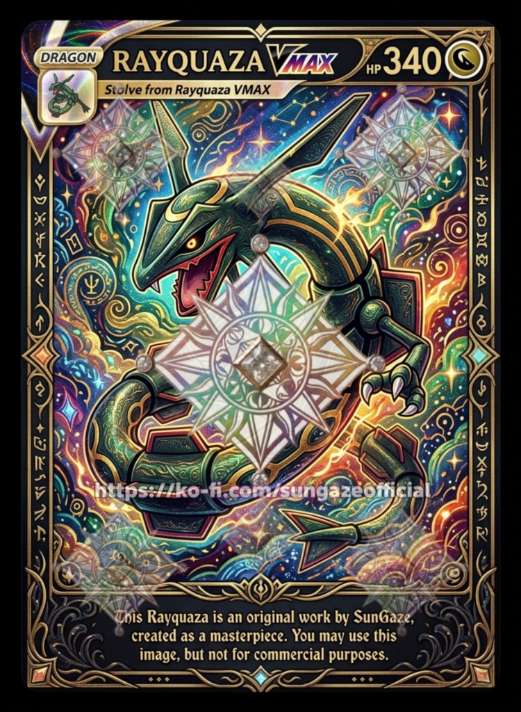 TCG Giratina Batik Digital Asset Trading Card Fan Art Custom Card