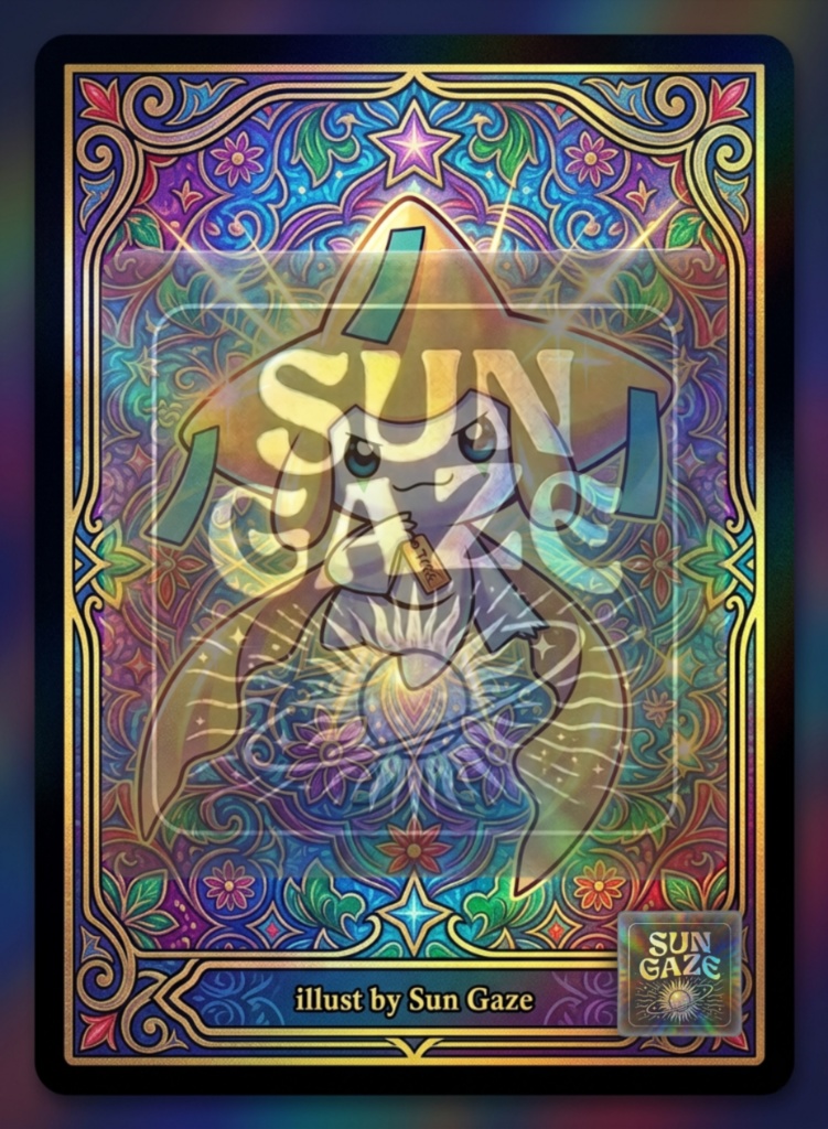 TCG Pokemon Jirachi - Digital Asset Trading Card Fan Art Custom