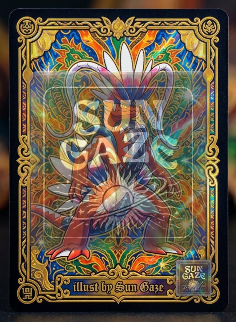 TCG Pokemon Koraidon - Digital Asset Trading Card Fan Art Custom