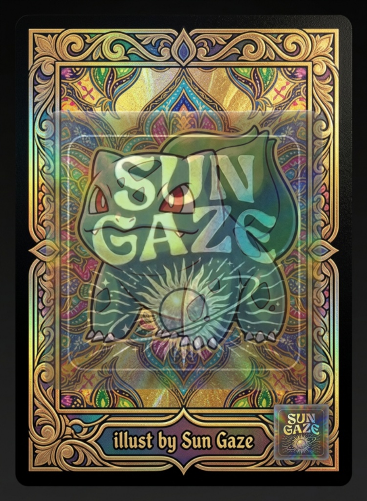 TCG Pokemon Gengar - Digital Asset Trading Card Fan Art Custom