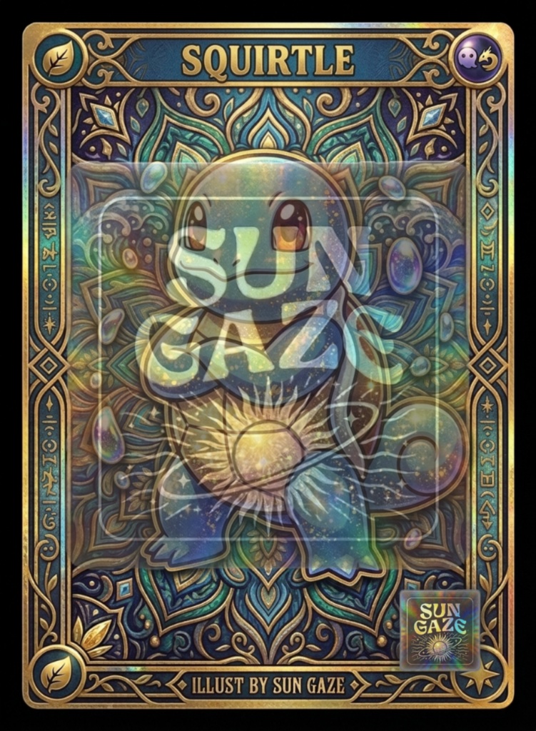 TCG Pokemon Gengar - Digital Asset Trading Card Fan Art Custom