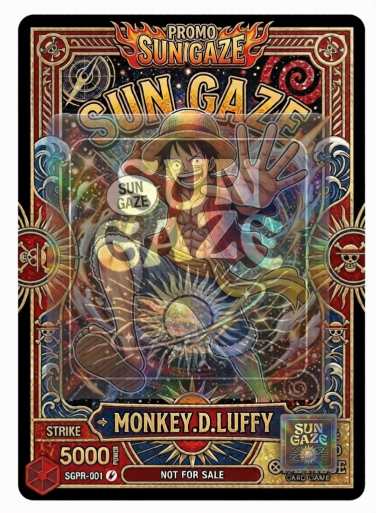 TCG Custom Onepiece Luffy Promo