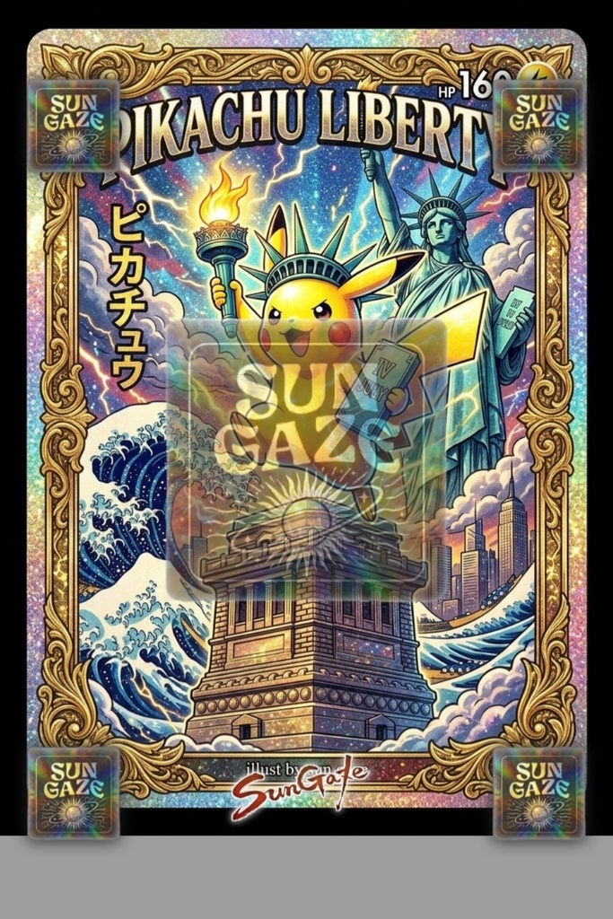 TCG Art Pokemon Liberty Design Template