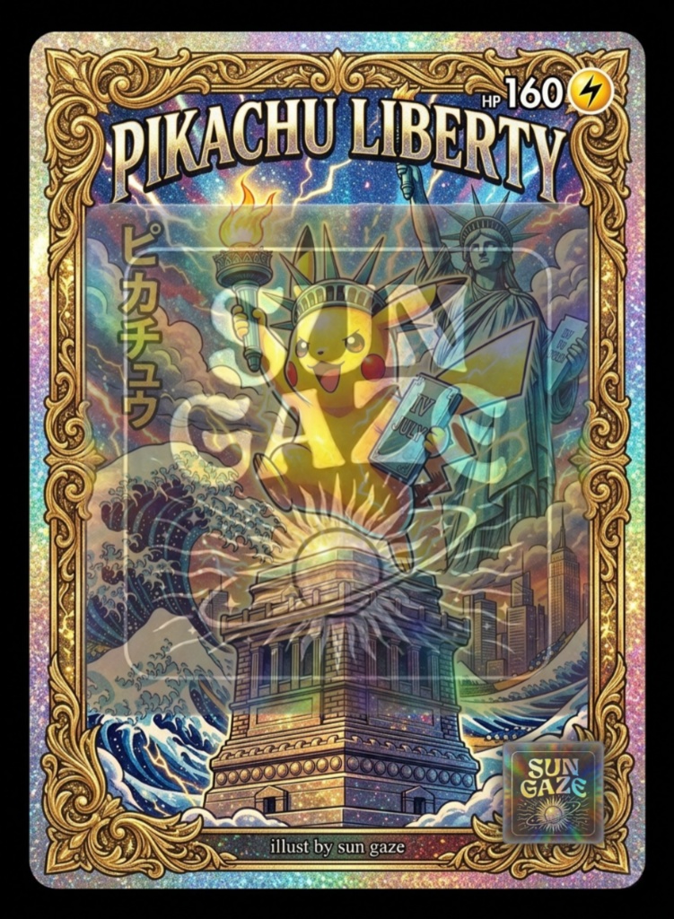 TCG Art Pokemon Liberty Design Template