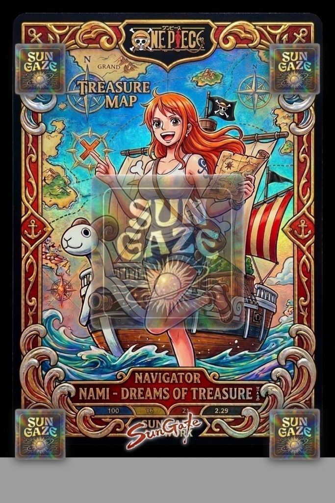 TCG Nami OP Fan Art Design Bundle