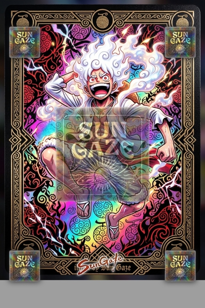 Sun Gaze Luffy Gear-5 Fan Art ONEPIECE