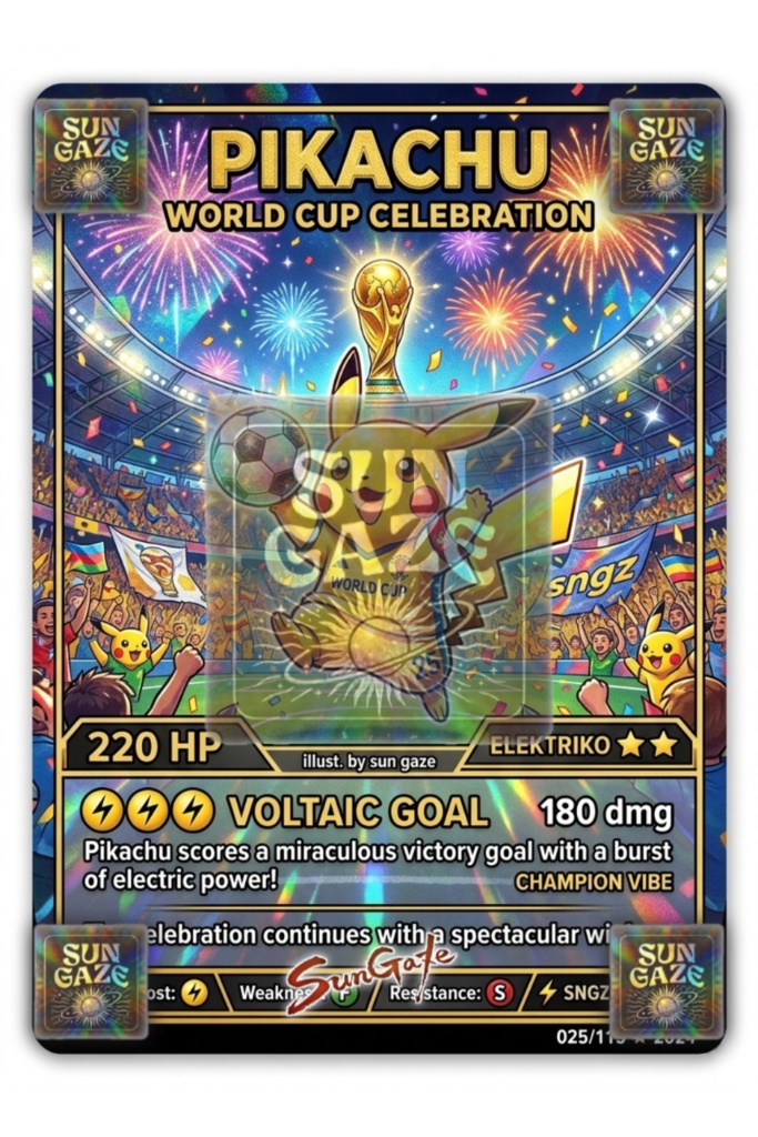 Soccer pikachu football
