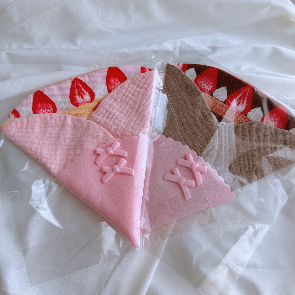 クレープになれるおくるみ(16cm、10cmサイズ向け)