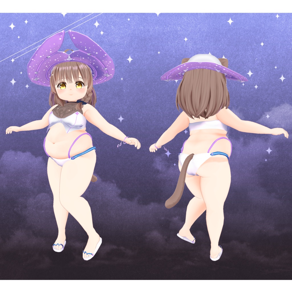 【Mallo 対応衣装】Galaxy bunny