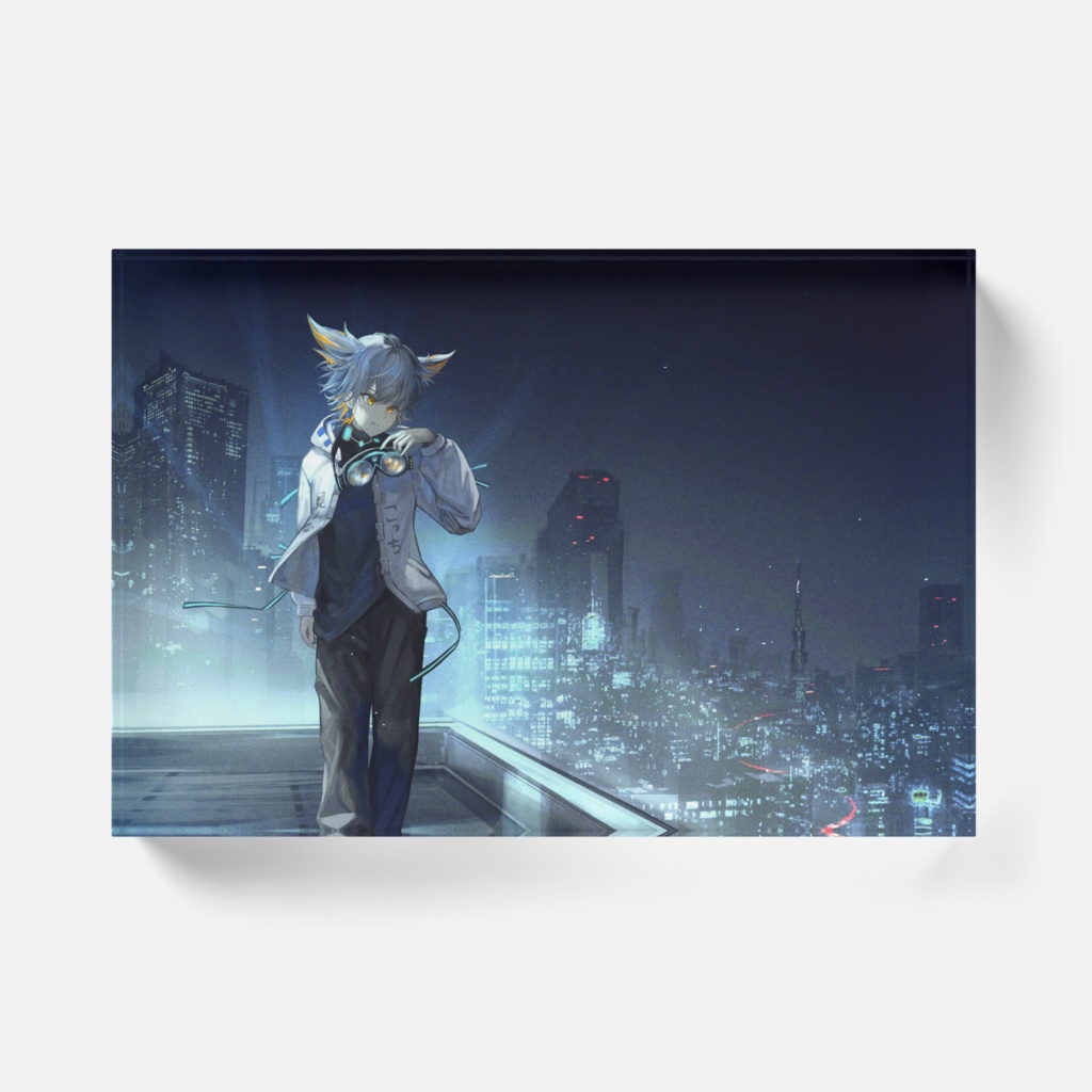 歌ってみた MVイラスト アクリルブロック