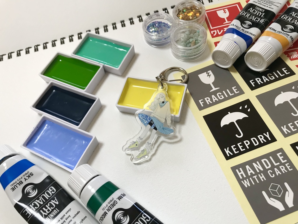 「THE SEA」アクリルキーホルダー