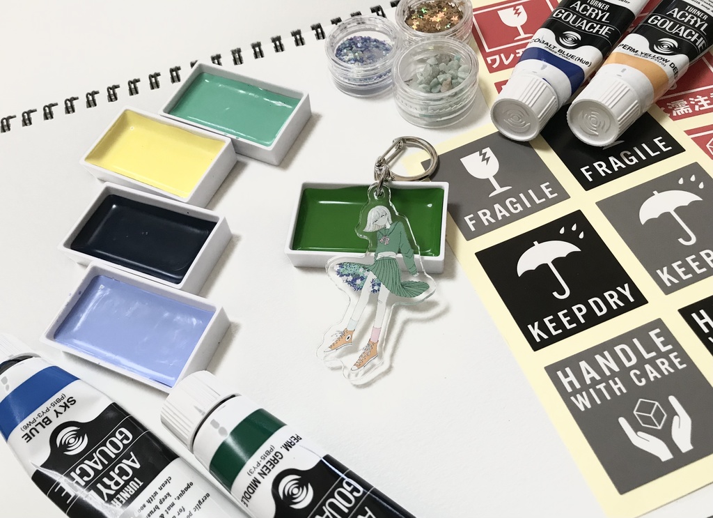 「FOREST」アクリルキーホルダー