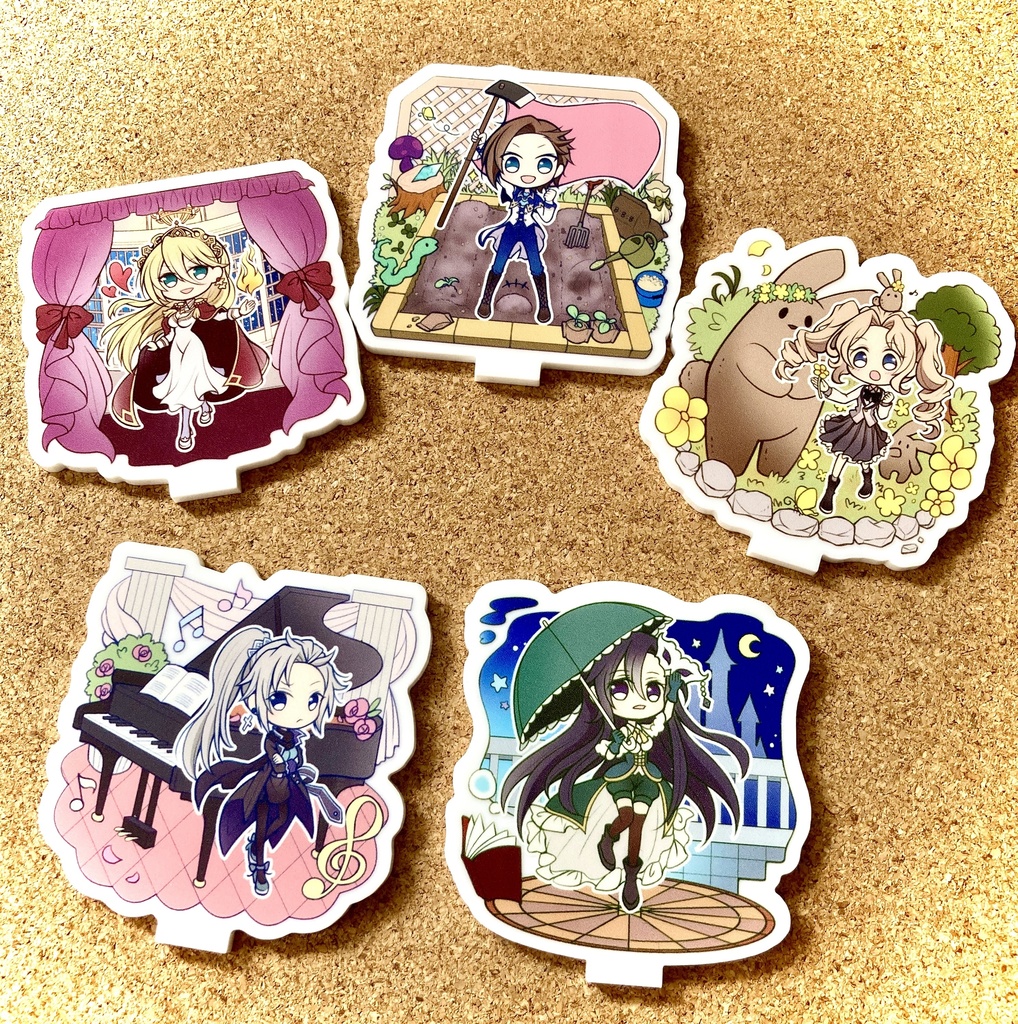 はめふらTS ホワイトアクリルスタンド