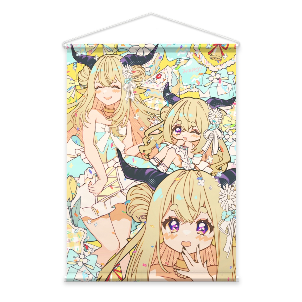 星屑のえるbirthdayタペストリー