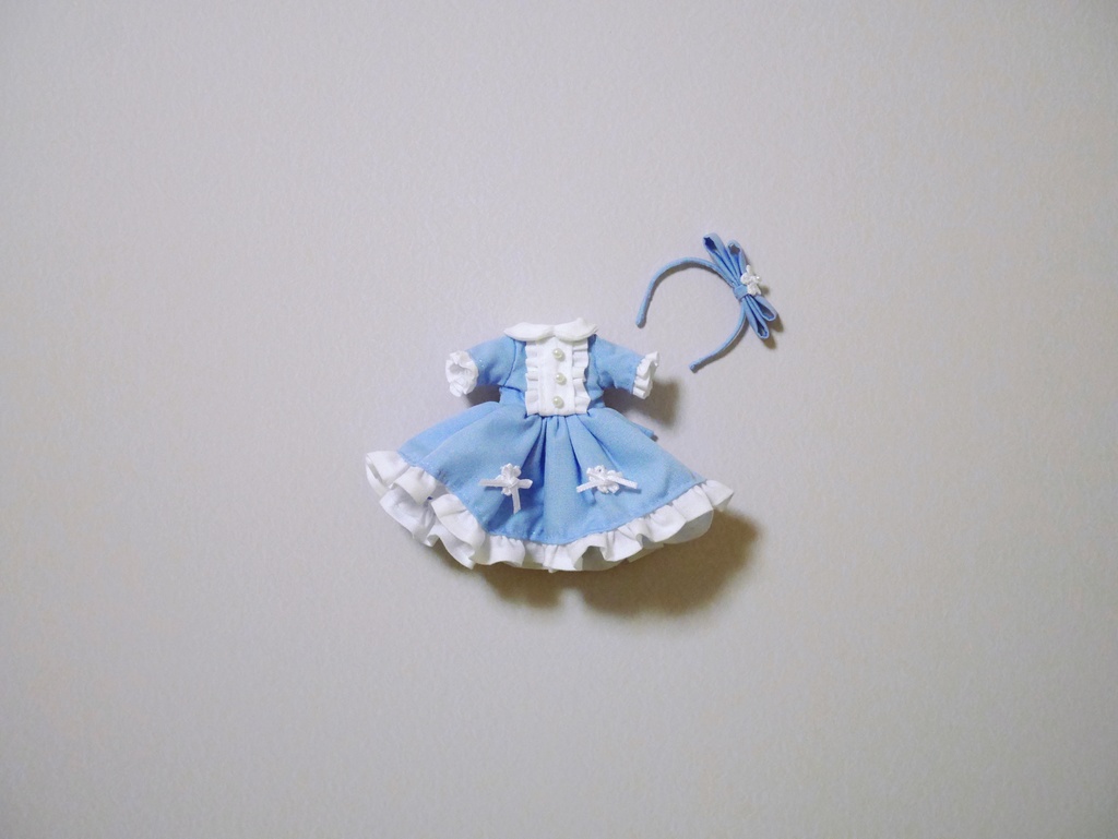 👚【 ピコニーモP & オビツ11 】ドール服 / ロリータドレス