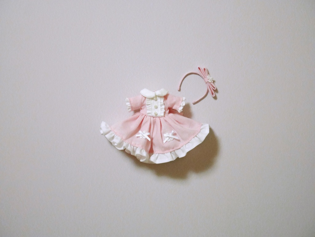 👚【 ピコニーモP & オビツ11 】ドール服 / ロリータドレス