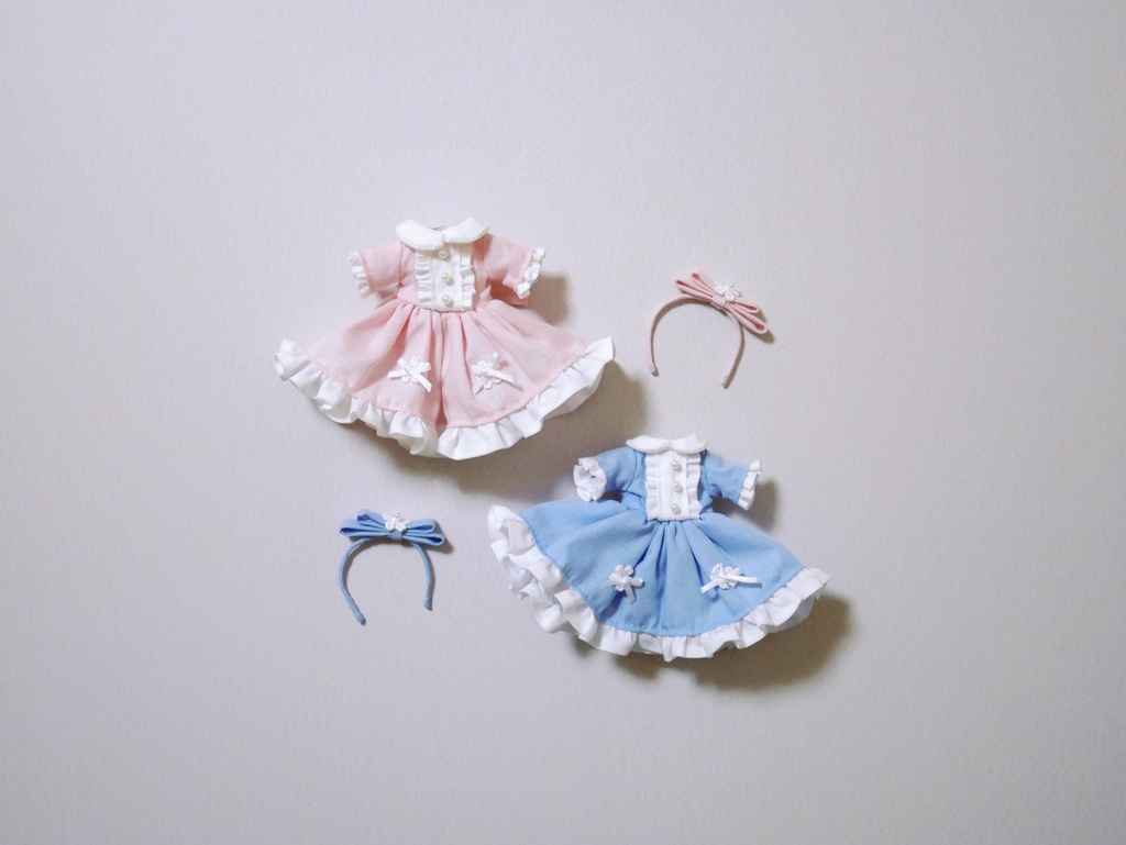 👚【 ピコニーモP & オビツ11 】ドール服 / ロリータドレス