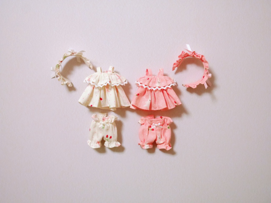 👚【 ピコニーモP & オビツ11 】ドール服 / キャミソールセットアップ