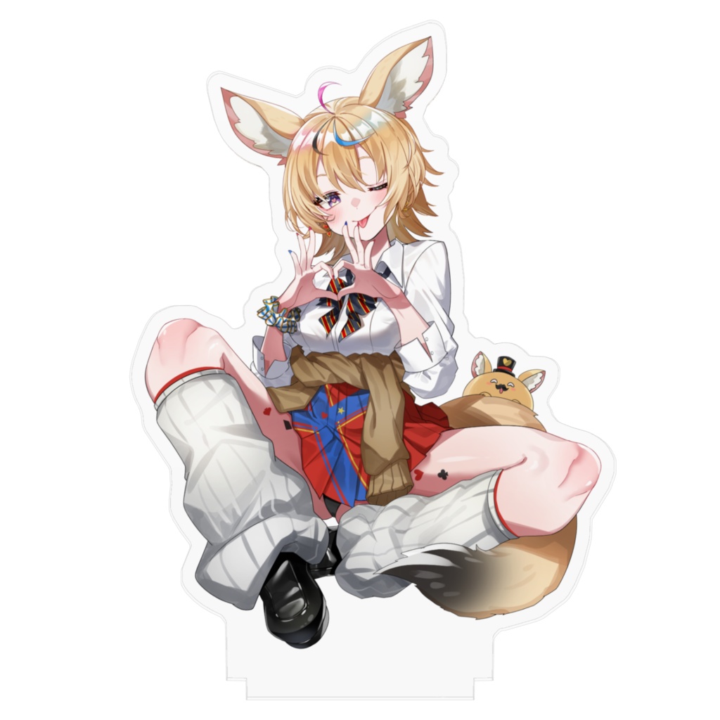 【非公式】尾丸ポルカ 制服衣装 アクリルフィギュア