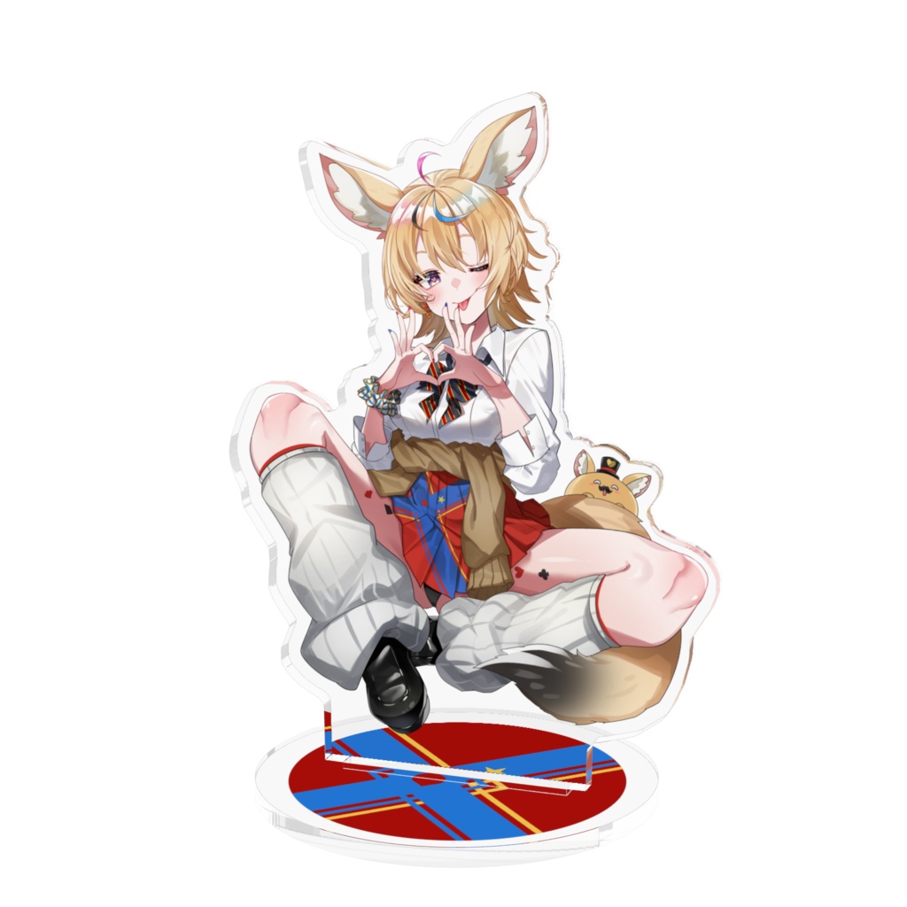 【非公式】尾丸ポルカ 制服衣装 アクリルフィギュア