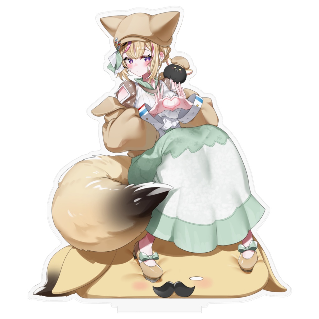 【非公式】尾丸ポルカ 私服衣装 アクリルフィギュア