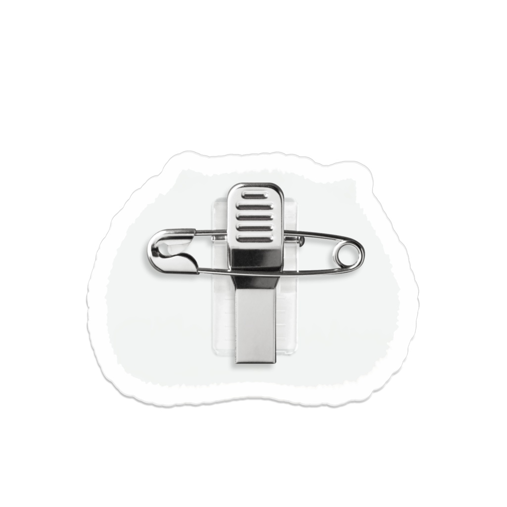 しろはむ。アクリルバッジ2