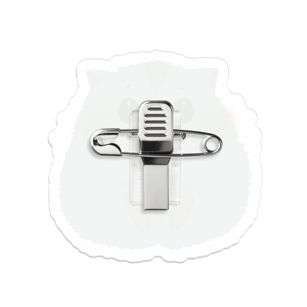 しろはむ。アクリルバッジ3