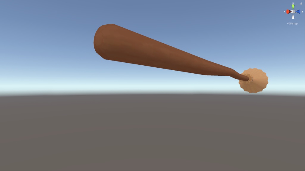 3Dモデル ランタン付きほうき